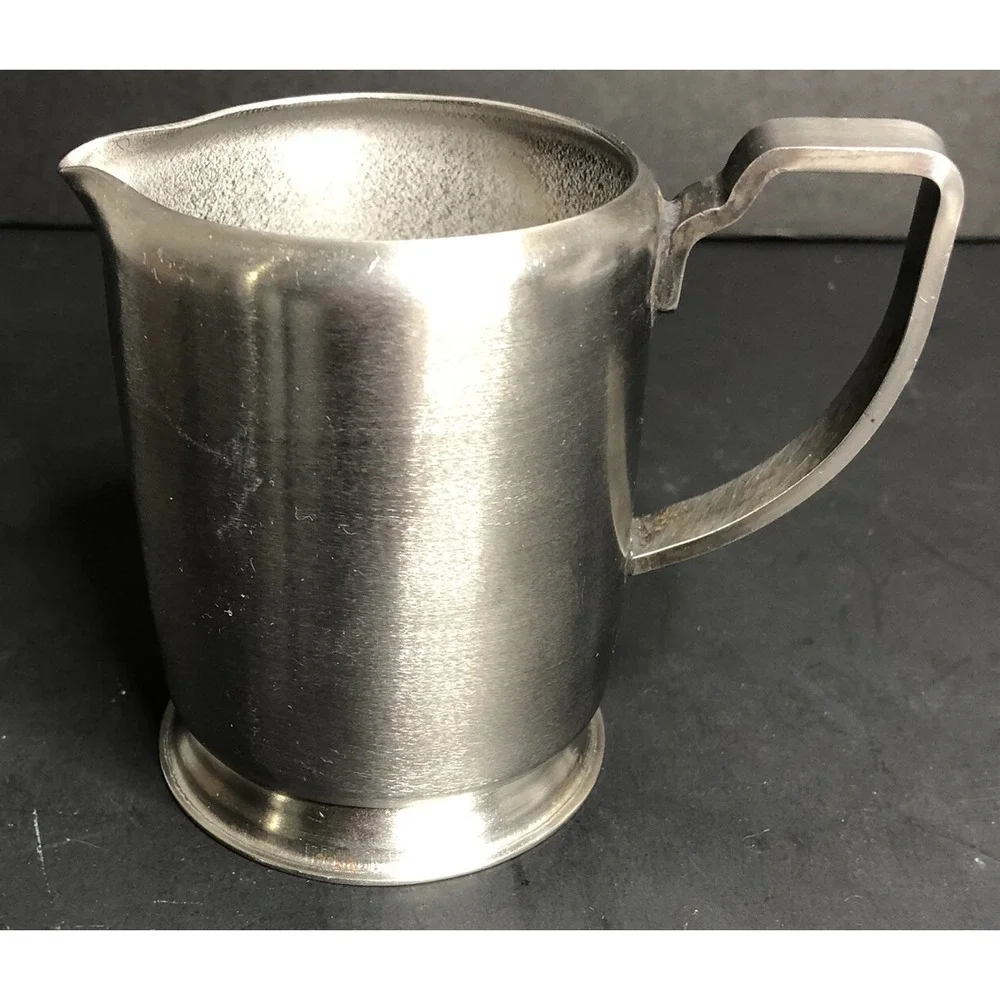 Legion Utensils Creamer Pitcher Stainless Steel Handled NO LID 3 3/4